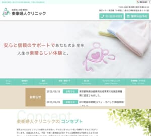 無痛分娩や家族とともに過ごせる子連れ入院など、手厚いサポートが魅力