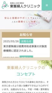 無痛分娩や家族とともに過ごせる子連れ入院など、手厚いサポートが魅力